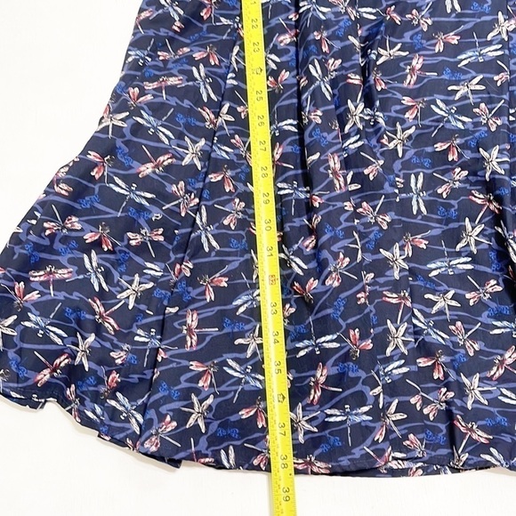 eShakti Custom Woman Dragon Fly Pattern Dress Size L - Picture 12 of 14